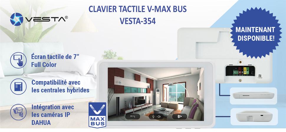Système d'alarme Vesta by Climax 4G avec détecteur caméra et badges